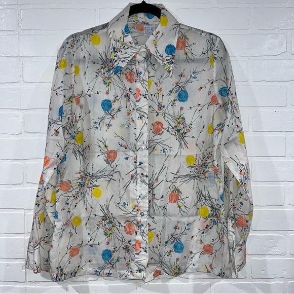 Queen’s Way To Fashion Vintage Button Up Blouse - Picture 7 of 16